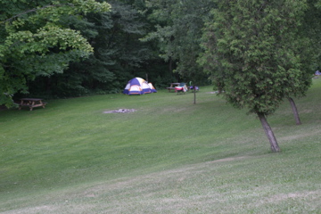 Tent site